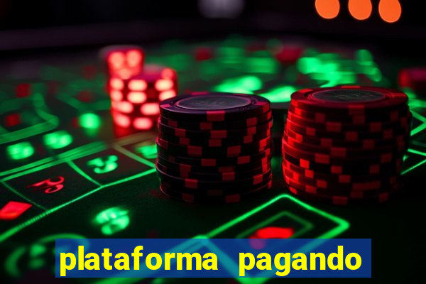 plataforma pagando muito fortune tiger